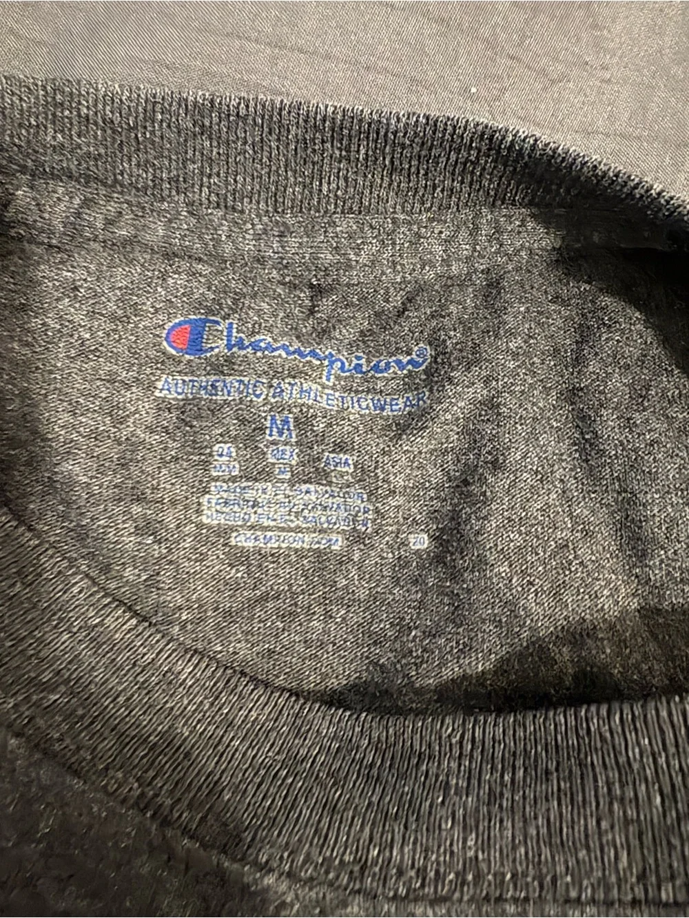 Champion Dark Gray Northeastern University Arch Logo Tee - Picture 3 of 3